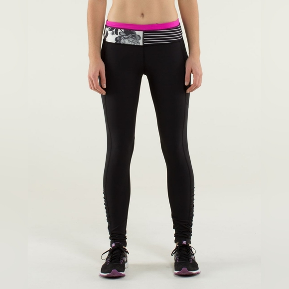 Lululemon 🍋 Speed Tight *Brushed InterlockBlack / Quilt Winter Size:2 - Picture 14 of 16